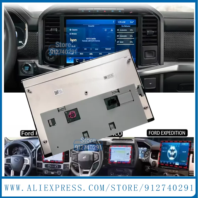 

Original New 12 inch LS120M5LX02A LS120M5LX02B ML3T-18B955-AF LCD Display Screen For Fordf150 F-150 F250 SYNC 4 2020-2024