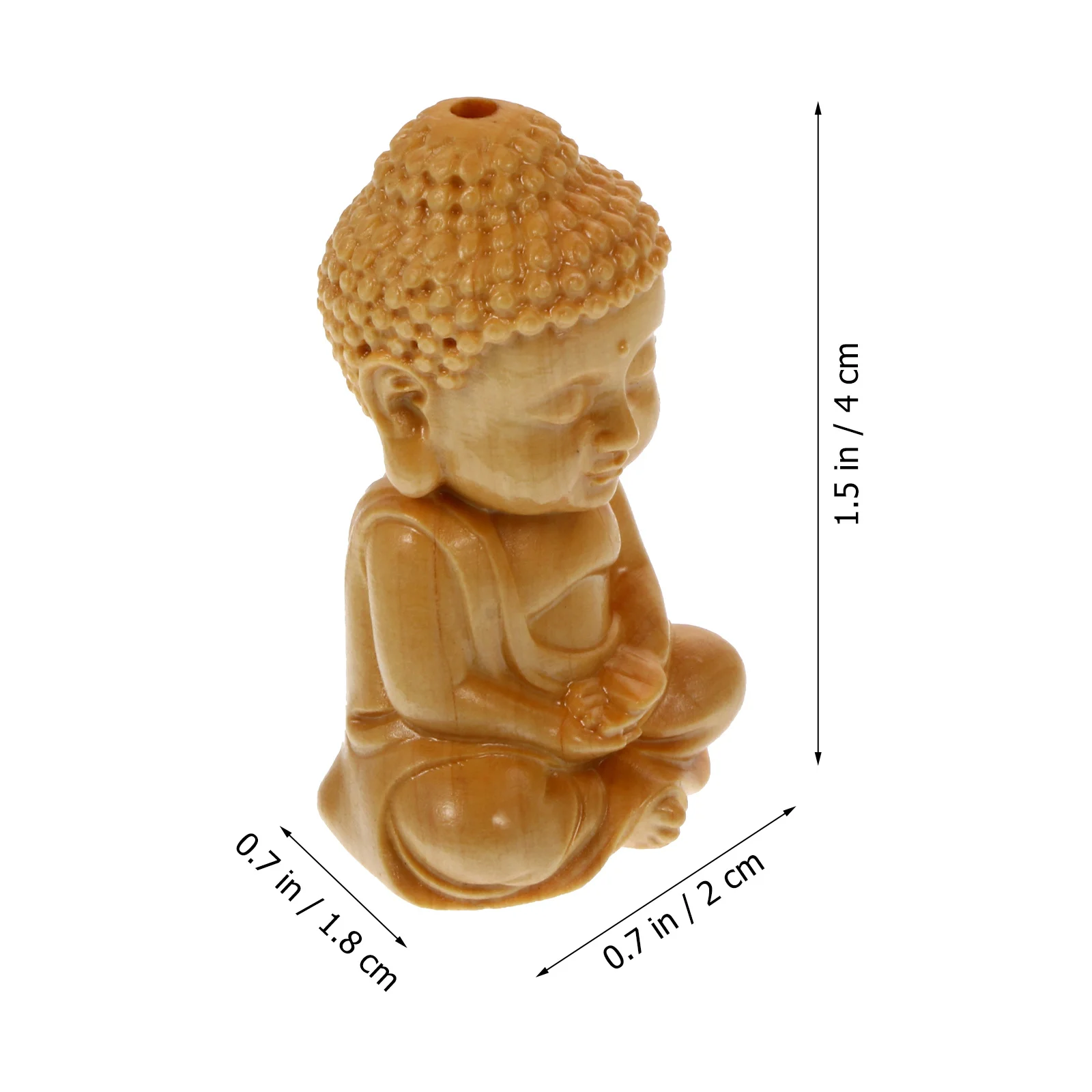 

2pcs Buddha Keychain Ornament Exquisite Chinese Style Key Chain Pendant For Car Keys Hanging Decor Jewelry Craft