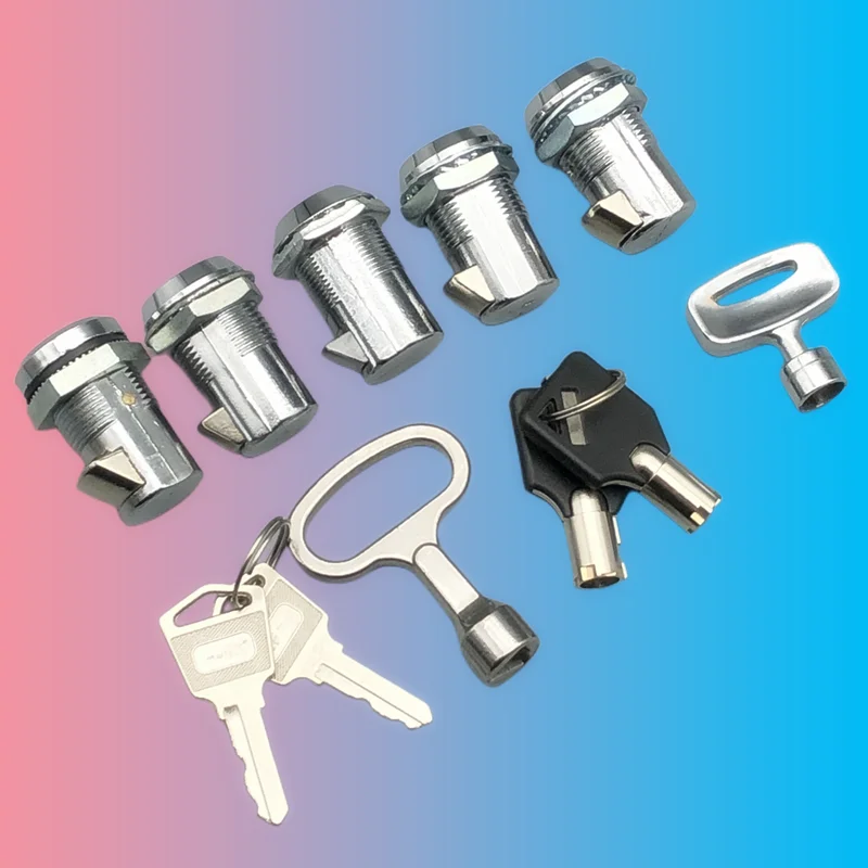 

MS826Distribution Box Cabinet Door Industry Switch Electronical Control Lock Telescopic Rotary Latch Cylindrical Lock Car Truck