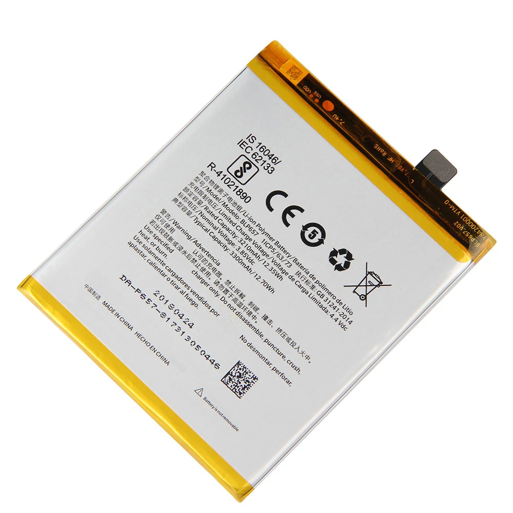 Batería de Repuesto BLP637 BLP571 BLP685 para Teléfonos OnePlus 5 5T 6 6T 7T 7T Pro OnePlus 1 2 3 3T OnePlus 7 7 Pro