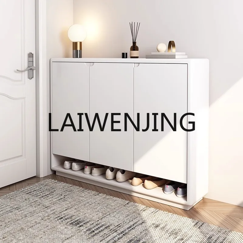 Nordic Shoe Cabinet Light Luxury and Simplicity Entrance Multi-Layer Large Capacity Storage Hallway Shoe Cabinet