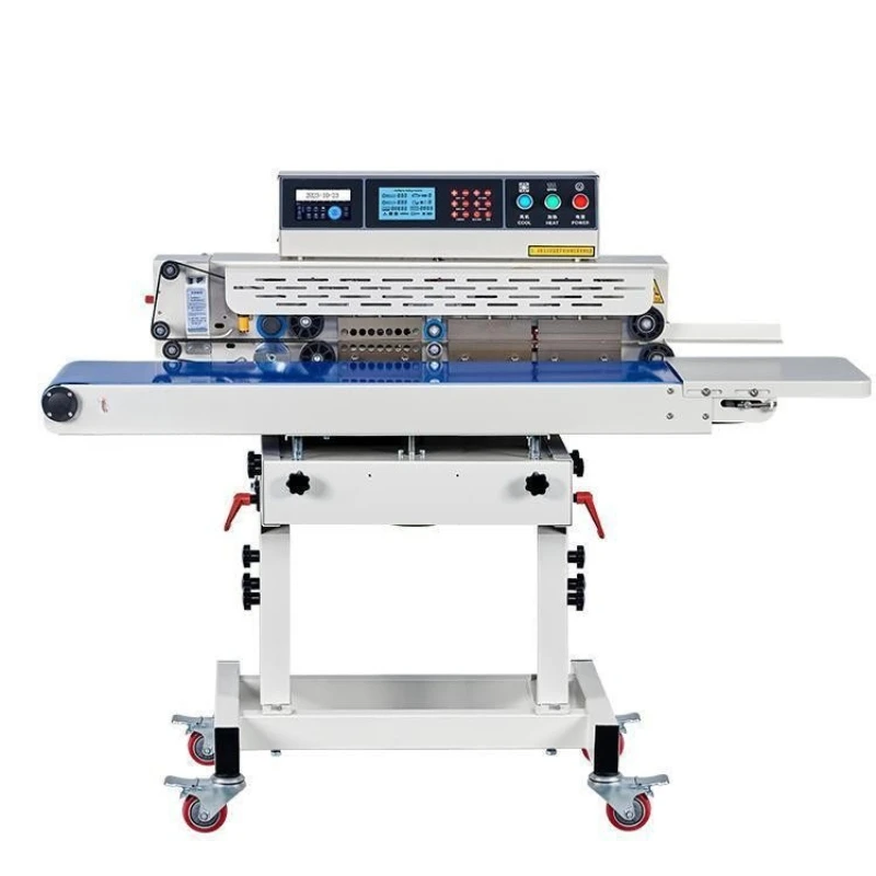 

Commercial food inkjet sealing machine, snack zongzi bread automatic continuous sealing machine