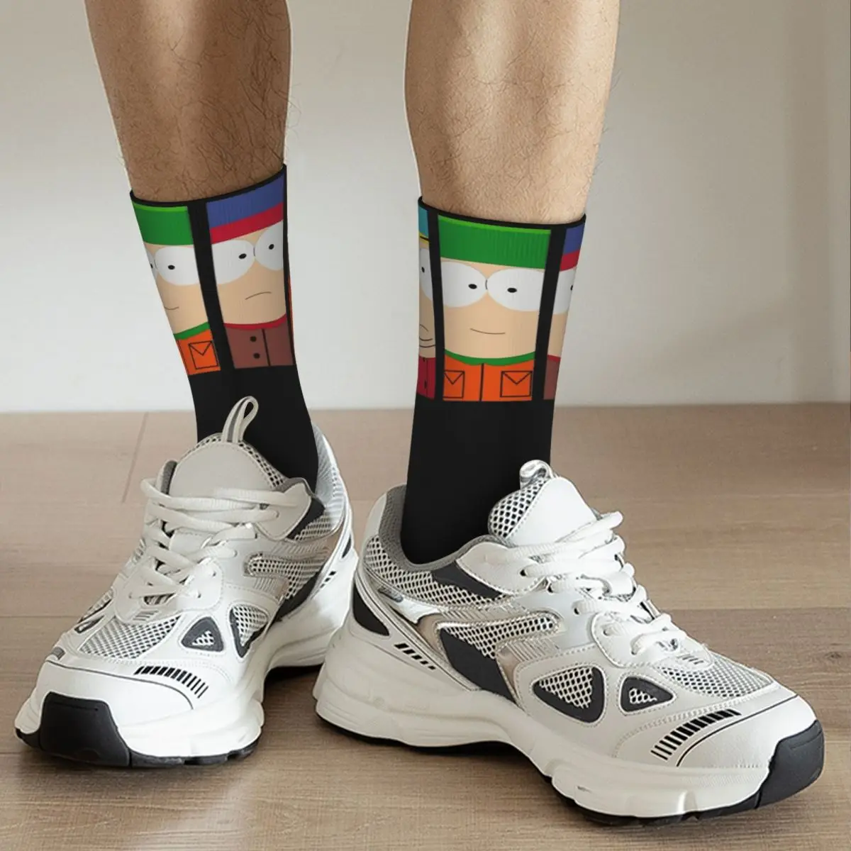 Southpark Anime Product Crew Socks flessibile Southpark tutti i personaggi calzini lunghi sportivi Super morbidi per la migliore Idea regalo delle