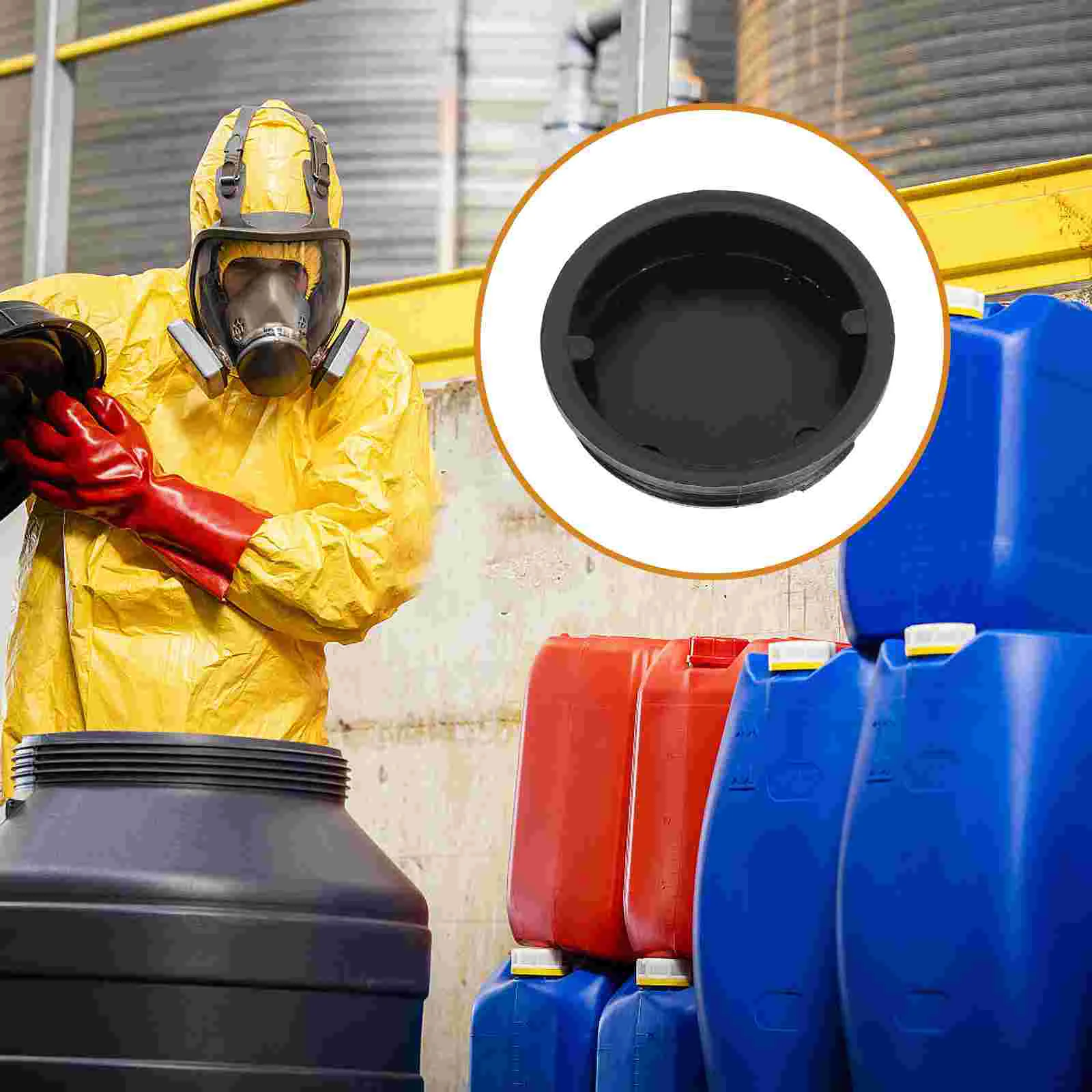 Kunststoff-Eimerdeckel, Wassertrommelstöpsel, Gallonen-Fasskappen, Stopfen, Deckel, Stopfenabdeckung