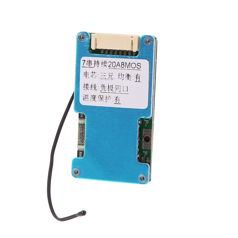 BMS 7S 24V Lithium Battery Protection Board 18650 Balancer BMS Power Bank Charging For Motorcycle Scooter