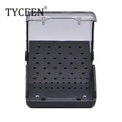 Dental 60 Holes Plastic Burs Box Burs Holder Sterilizer Case Disinfection Holder Dental Tools Dentist Drill Box Autoclave