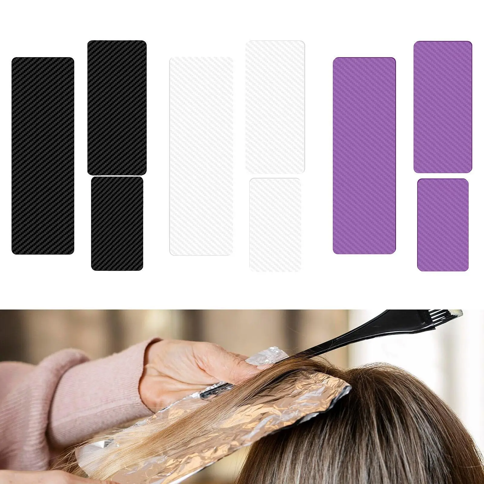 3 Pieces Balayage Boards Reusable Dyeing Tools Hairdressing Supplies Lightweight Hair Highlighting Boards for Salon Hairdresser