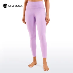 CRZ YOGA Women's Naked Feeling Workout Leggings 25 Inches - 7/8 High Waist Yoga Tight Pants