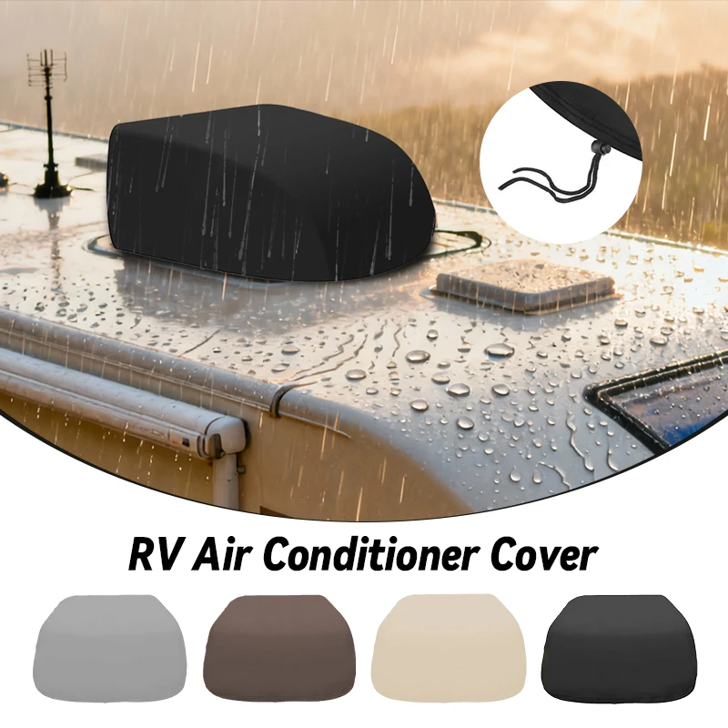 1pc RV Air Conditioner Winter Cover Outside Camper Travel Trailer AC Covers for Roof Dust Proof Protective Cover Accessories