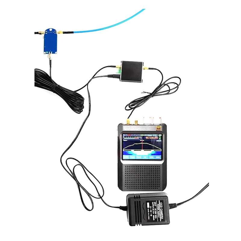 Full bands Loop aktive Empfangsantenne 50k-500mhz hf am fm vhf uhf sdr für Radio b85b langlebig einfach zu bedienen