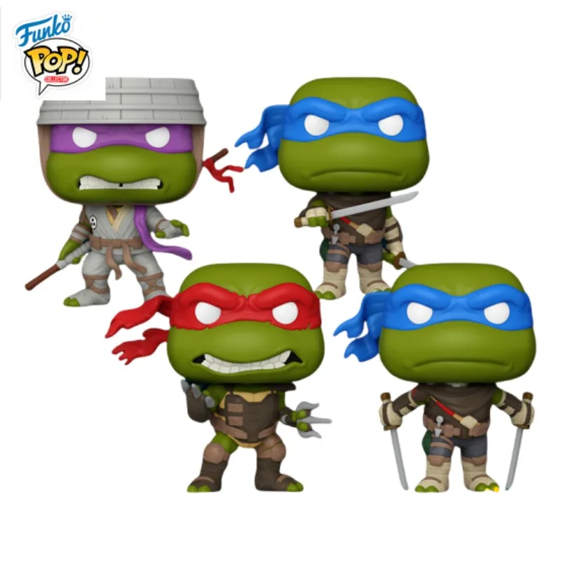 

In Stock FUNKO POP Original Co-branded MutantNinja Turtles Donatello Leonardo Limited Mobile Phone Model Collection HolidayGifts
