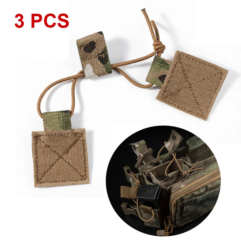 

Tactical Radio Fastener Hook Loop Elastic Rope Fixed Outdoor Hunting Shooting Airsoft Mag Holder Buckle D3CRM Vest Accessories
