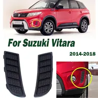 Marco de luz antiniebla del parachoques delantero del coche, cubierta de luz de marcha, marco de lámpara antiniebla delantera, accesorios de bisel para Suzuki Vitara 2014-2018