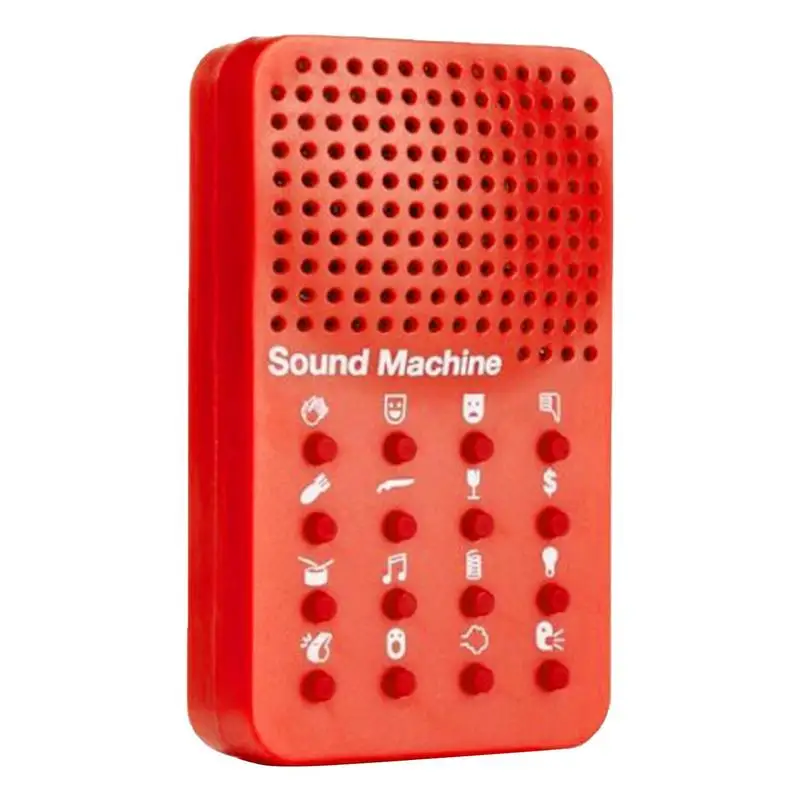 16 Sounds Sound Effects Machine Doll Sound Machine Funny Sound Maker Machine Applause Horn Animal Noises Explosions Pranks Toys