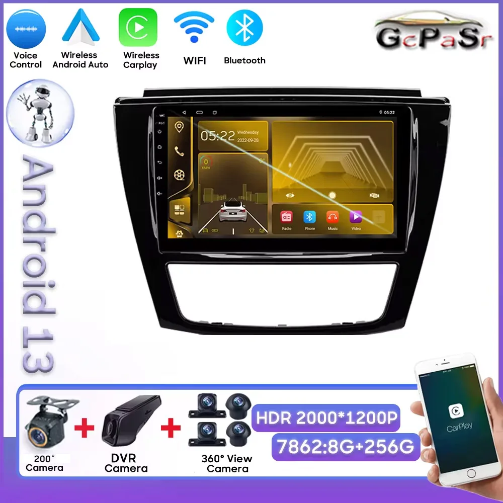 Android Radio For JAC Refine S5 2013-2019 Carplay No 2din DVD GPS Navigation Rear Camera Bluetooth Wireless Android Auto 8 Core