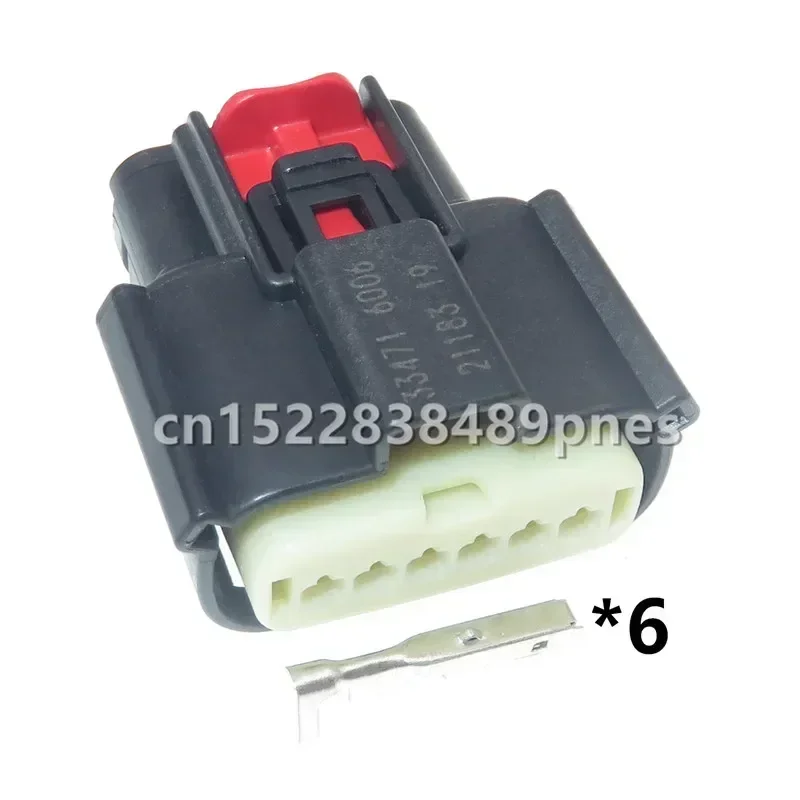6 Pole Automotive Waterproof Wiring Harness Socket 33471-0601 33471-0616 Female Interface Connector For Ford Tail Light