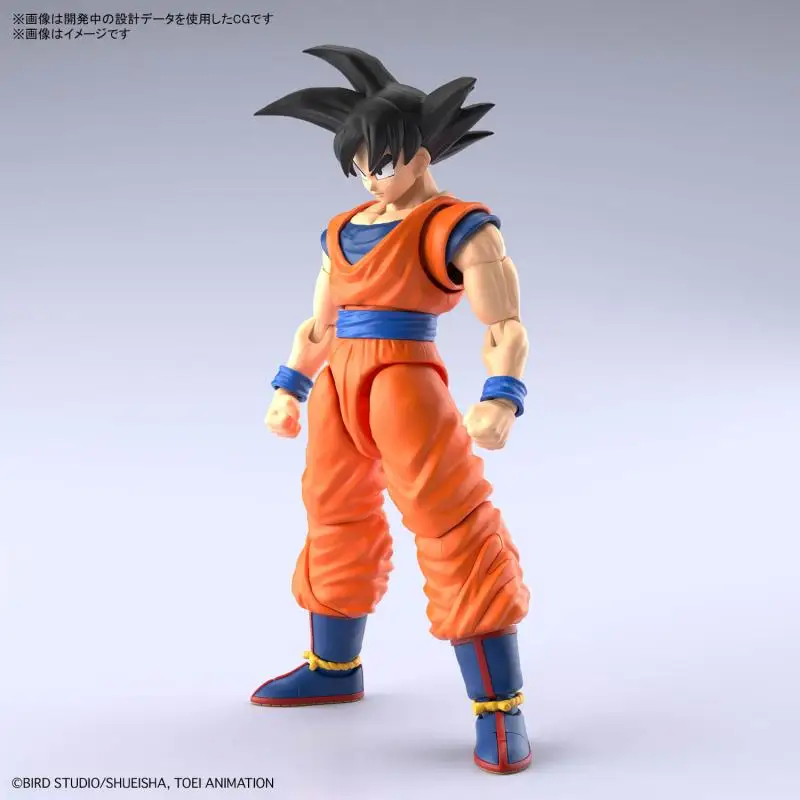 Original Bandai Dragon Ball Z Figure-Rise Standard Son Goku&vegeta New Spec Collections Assembly Model Ornaments Decorate Gift view 3