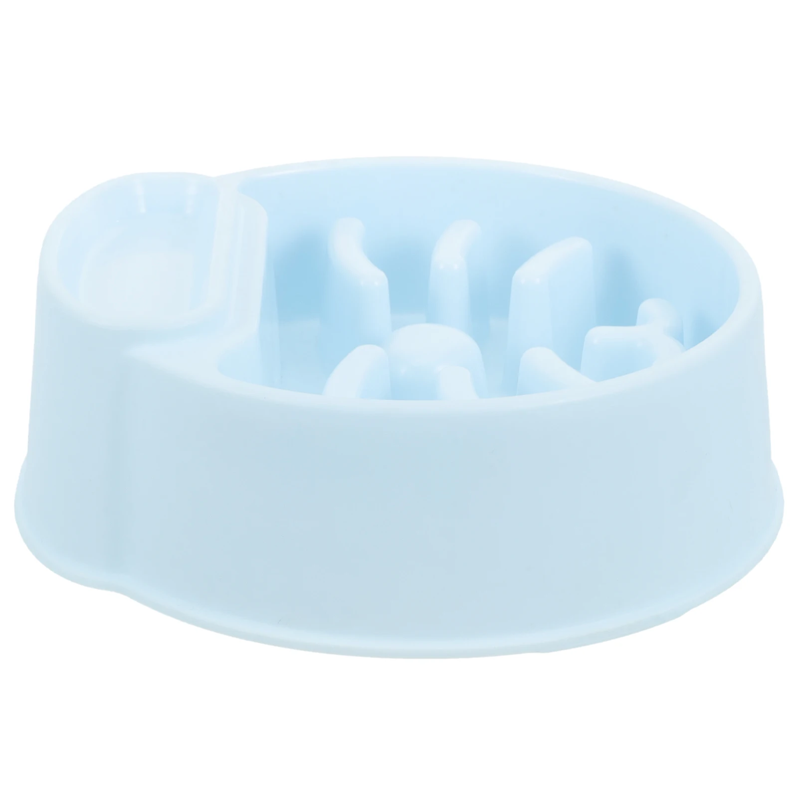 

Anti-Choking Slow Feeder for Fast Eaters Durable Plastic Raised Feeding Prevent Overeating Easy Clean Smooth Surface Lightweight