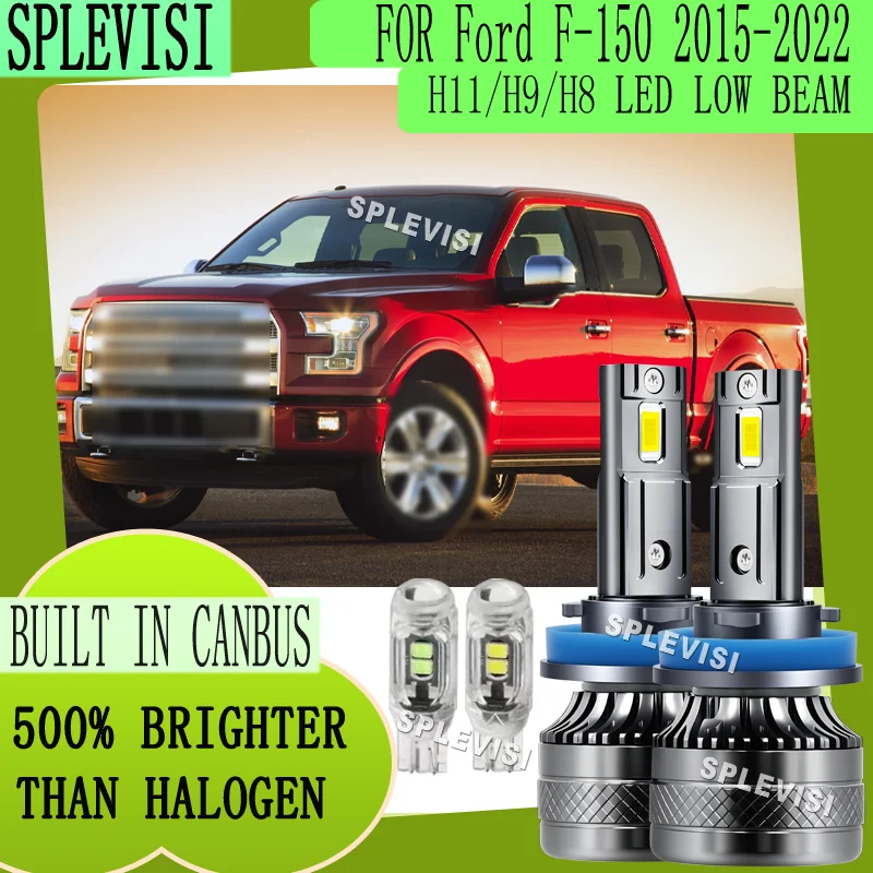 

H11 Aviation 6063 aluminum profile Double ball bearing fan LED Low Beam For Ford F-150 2015 2016 2017 2018 2019 2020 2021 2022