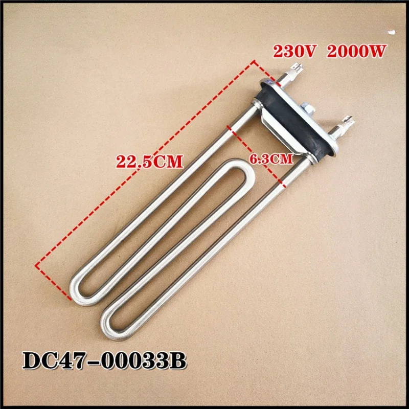 DC47-00033B heating tube for Samsung drum washing machine 230V 2000W