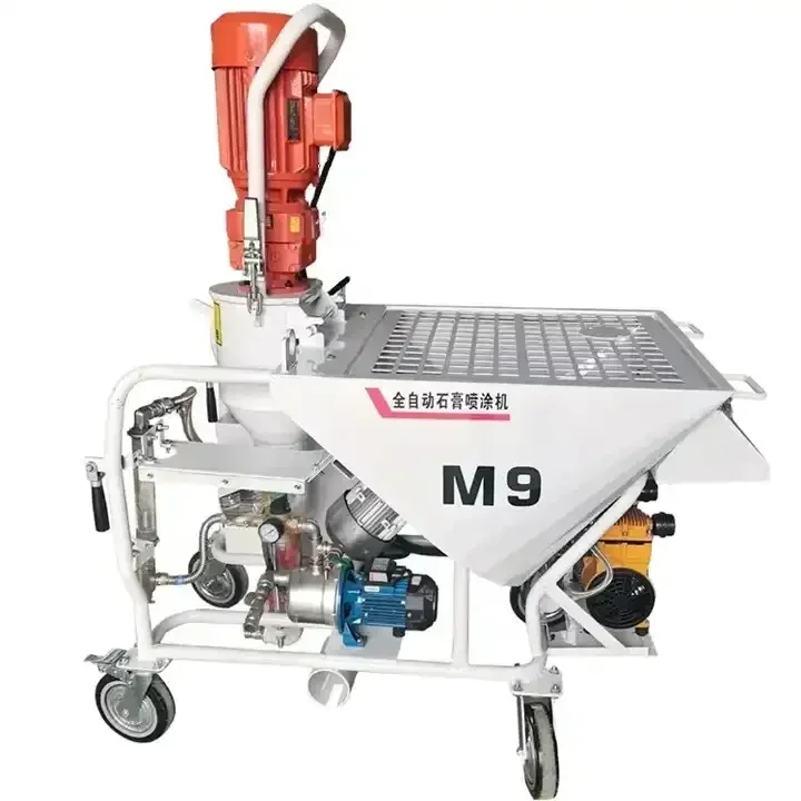 Interior Wall Spraying Cement Gypsum Plastering Pump Spray Full-automatic Gypsum Spraying Machine