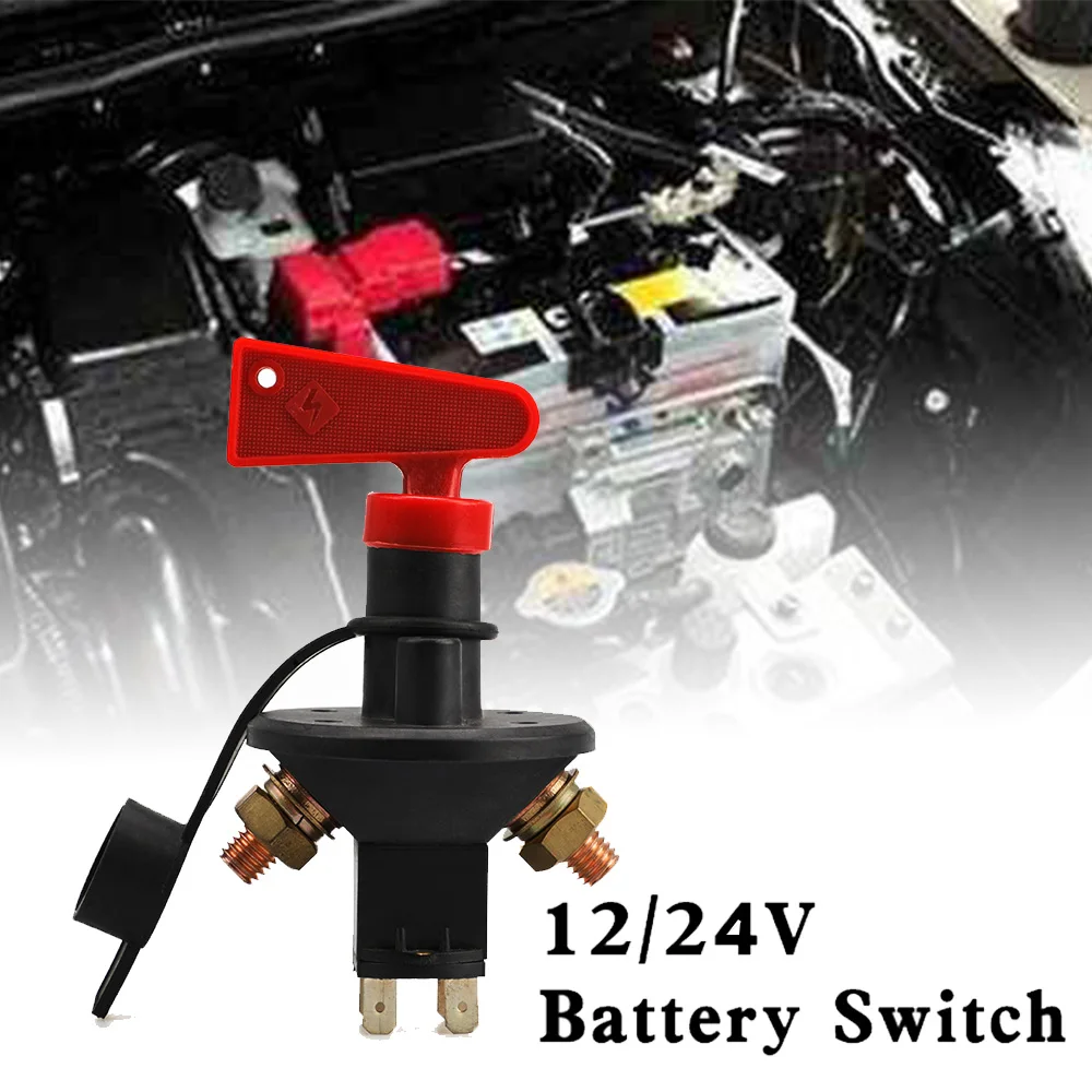 12V/24V Universal Automobil Motorrad Auto Lkw Boot Batterie Isolator Trennen Cut Off Power Kill Schalter Wasserdicht schalter