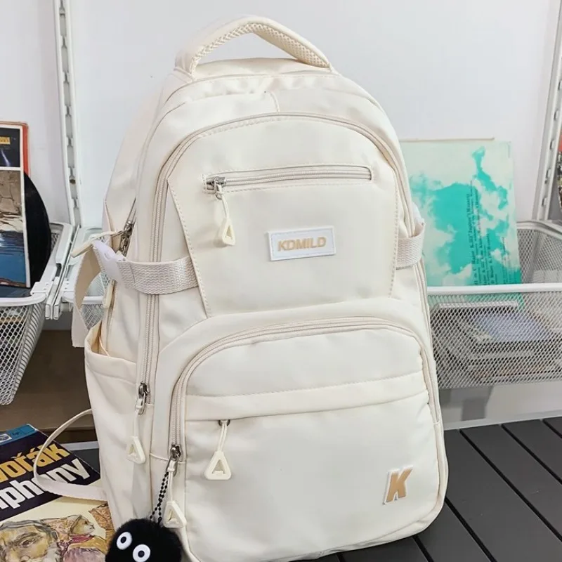 Korean Lightweight Teen Girls School Backpack Casual Travel Rucksack Fashion School Bag for Junior & Senior High Students