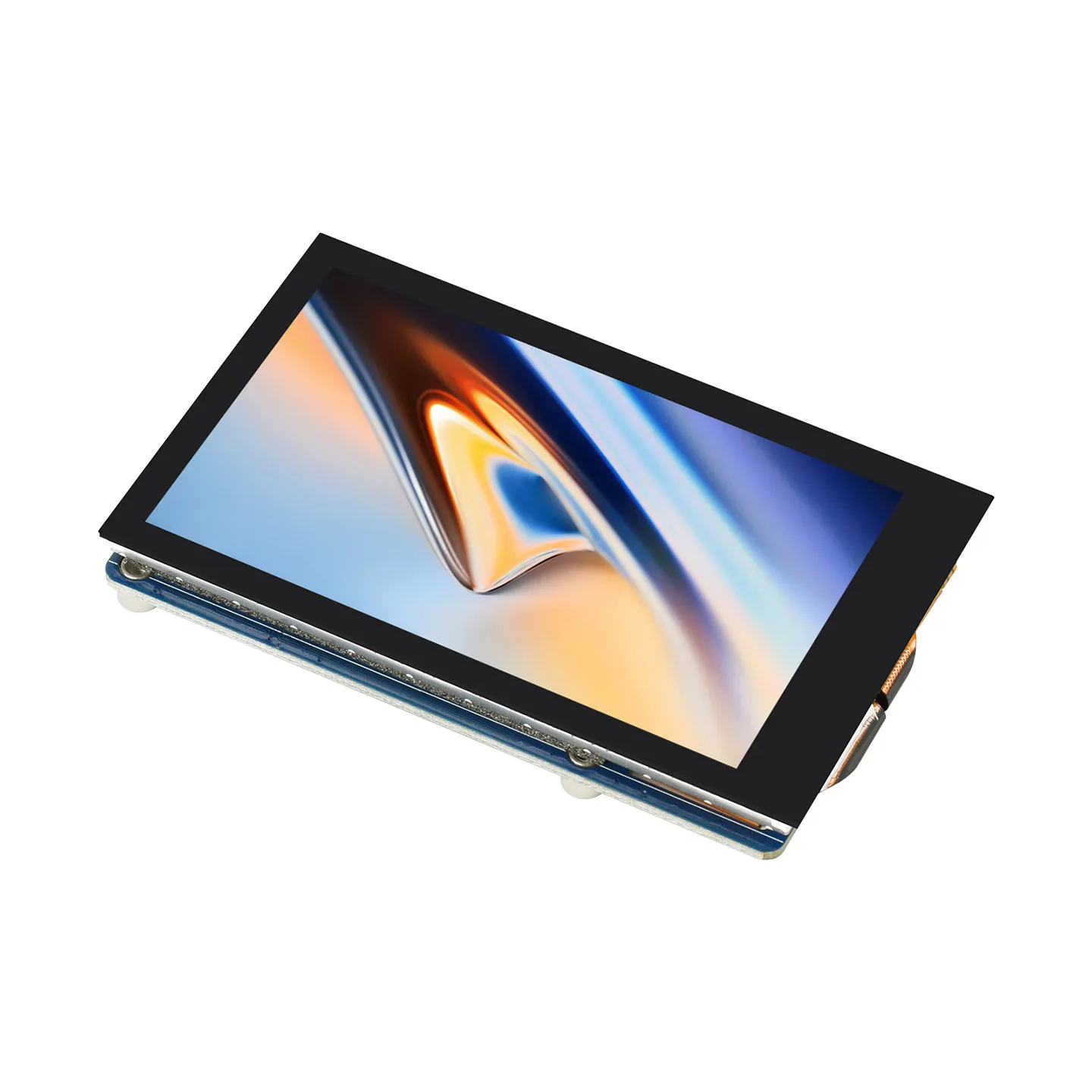 Waveshare 3.5 Inch DSI Capacitive Touch Screen, 480X800 IPS Display for Raspberry Pi, I2C Touch Control
