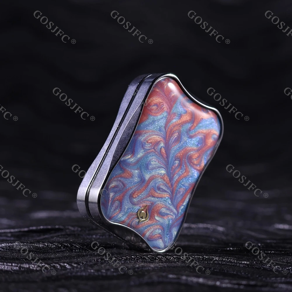Pavone EDC SLIM Nuovo colore in acciaio inossidabile Illimitato Pushing Slider Fidget Slider Giocattoli da scrivania Giocattolo antistress Adulti