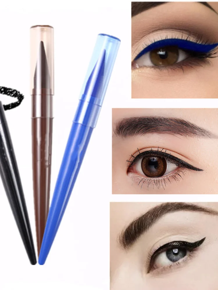 Neue 1Pc Eyeliner Flüssigkeit Stift Wasserdicht Langlebige Schnell Trocknend Glatte Make-Up Schönheit Matte Eyeliner Stempel Auge Bleistift