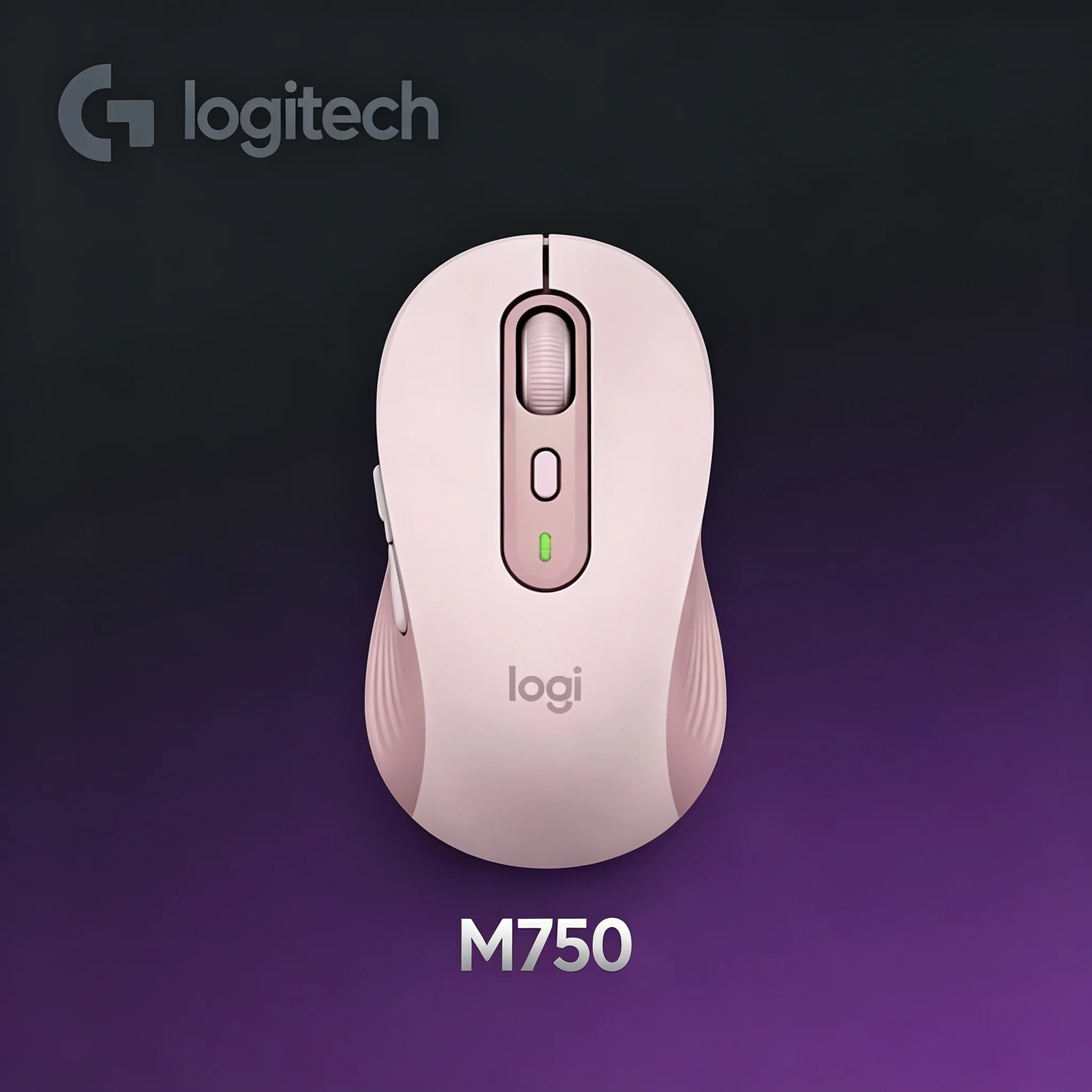Logitech M750 Wireless Bluetooth & Logi‑Bolt Mouse,6 Customizable Buttons,Quiet SilentTouch Clicks For Desktop Notebook Mac Wind