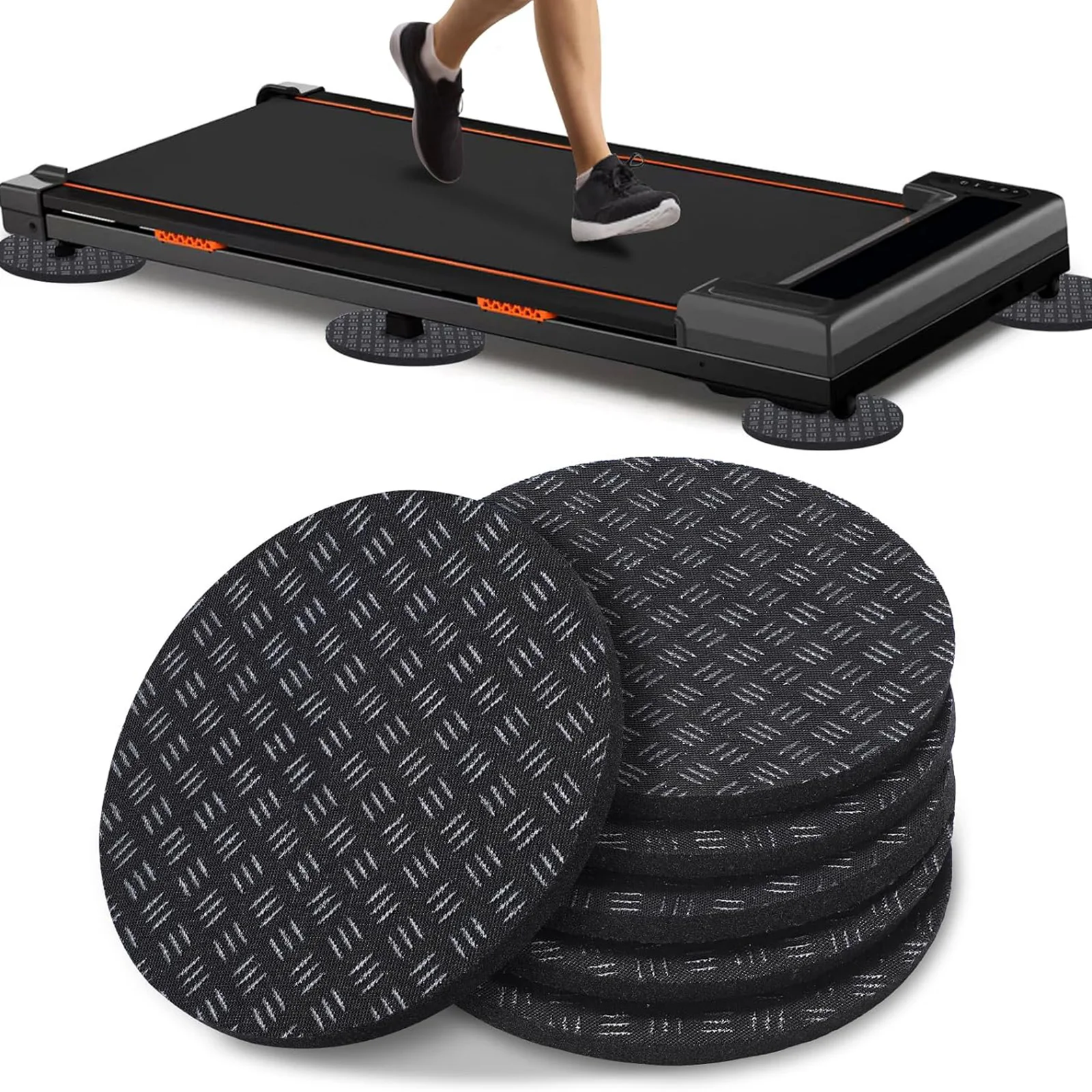 Almohadillas amortiguadoras antideslizantes, almohadillas gruesas de amortiguación de vibración, equipo Cardio para ejercicio deportivo, protección de reducción de ruido