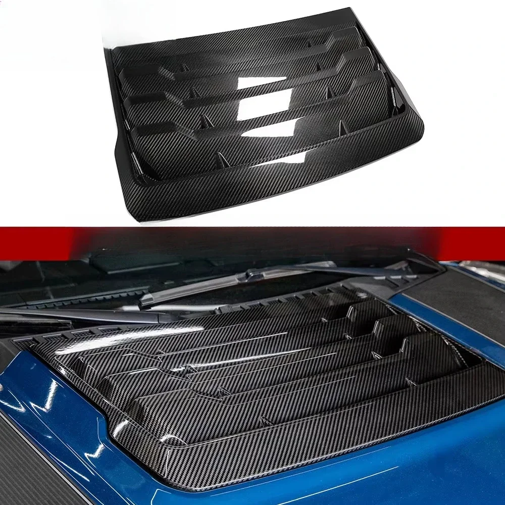 

Carbon Fiber Car Front Engine Cover Air Flow Intake Scoop Hood Bonnet Vent for F150 F-150 Raptor 2015-2020 Car Accessories