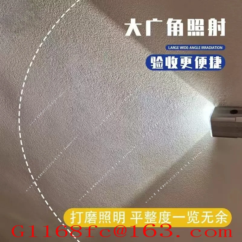 Wall Leveling Light, LED Flashlight, USB Port, Portable High Battery Life, Wall Polishing Acceptance Light