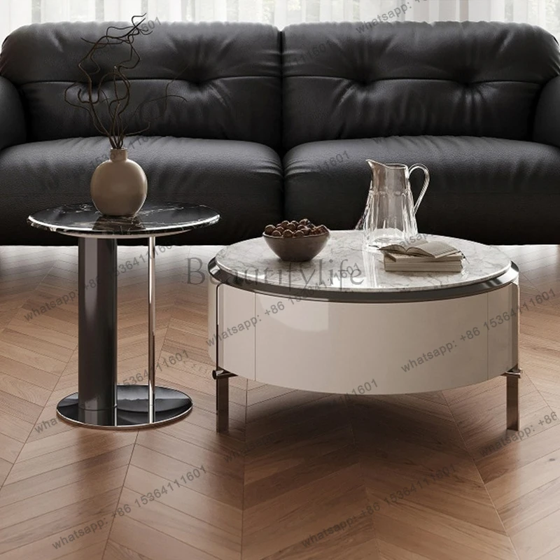 

Nordic Creative Coffee Tables Modern Minimalist Slate Living Room High-End Coffee Table Designer Home Furniture Escritorios FYCT