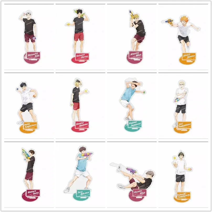 Haikyuu!! Shoyo Hinata Toru Oikawa Kenma Kozume Tobio Kageyama Tetsurou Kuroo Figure Doll Anime Acrylic Stand Model