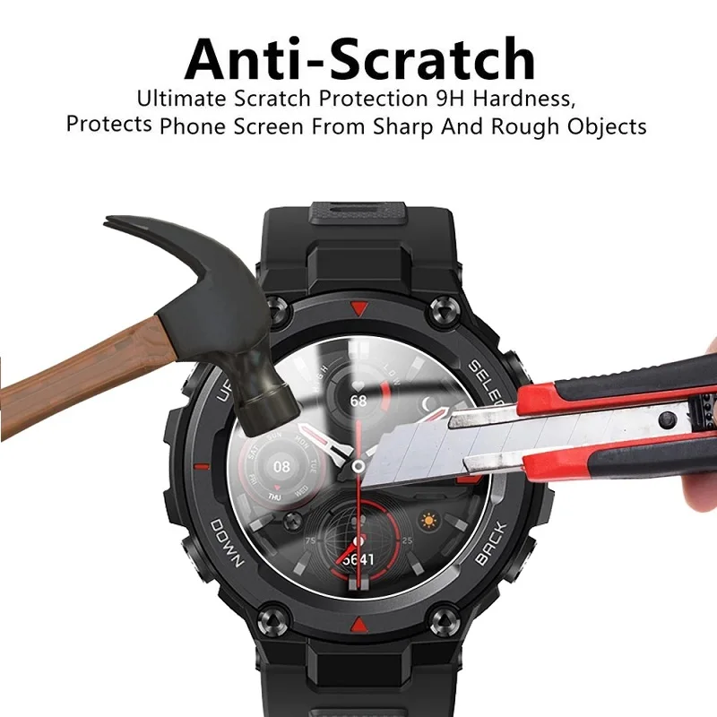 Vetro temperato per Amazfit T Rex 2 Pro pellicola proteggi schermo antigraffio per Amazfit T Rex 2 Pro Glass Protector