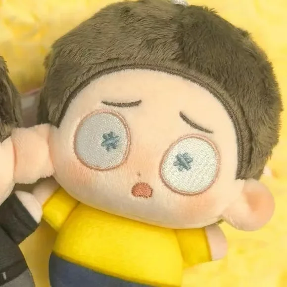 Neuer 10cm Rick und Morty Plüsch-Anhänger, süßer Mini-Cartoon-Stofftier-Schlüsselanhänger, Spiel-Peripherie-Geschenk