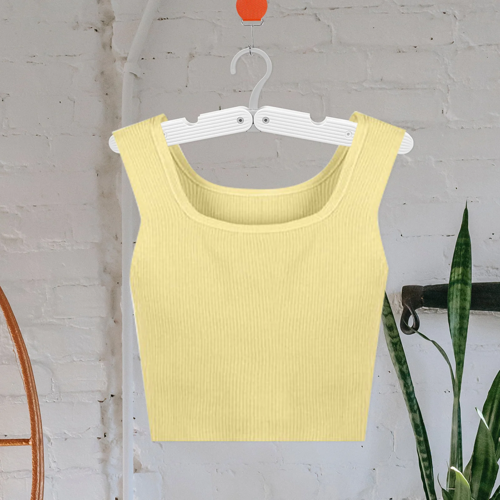 

2Pcs Foldable Clothing Hangers Travel Space Saving Folding Clothes Drying Rack Collapsible Hangers for Home Closet