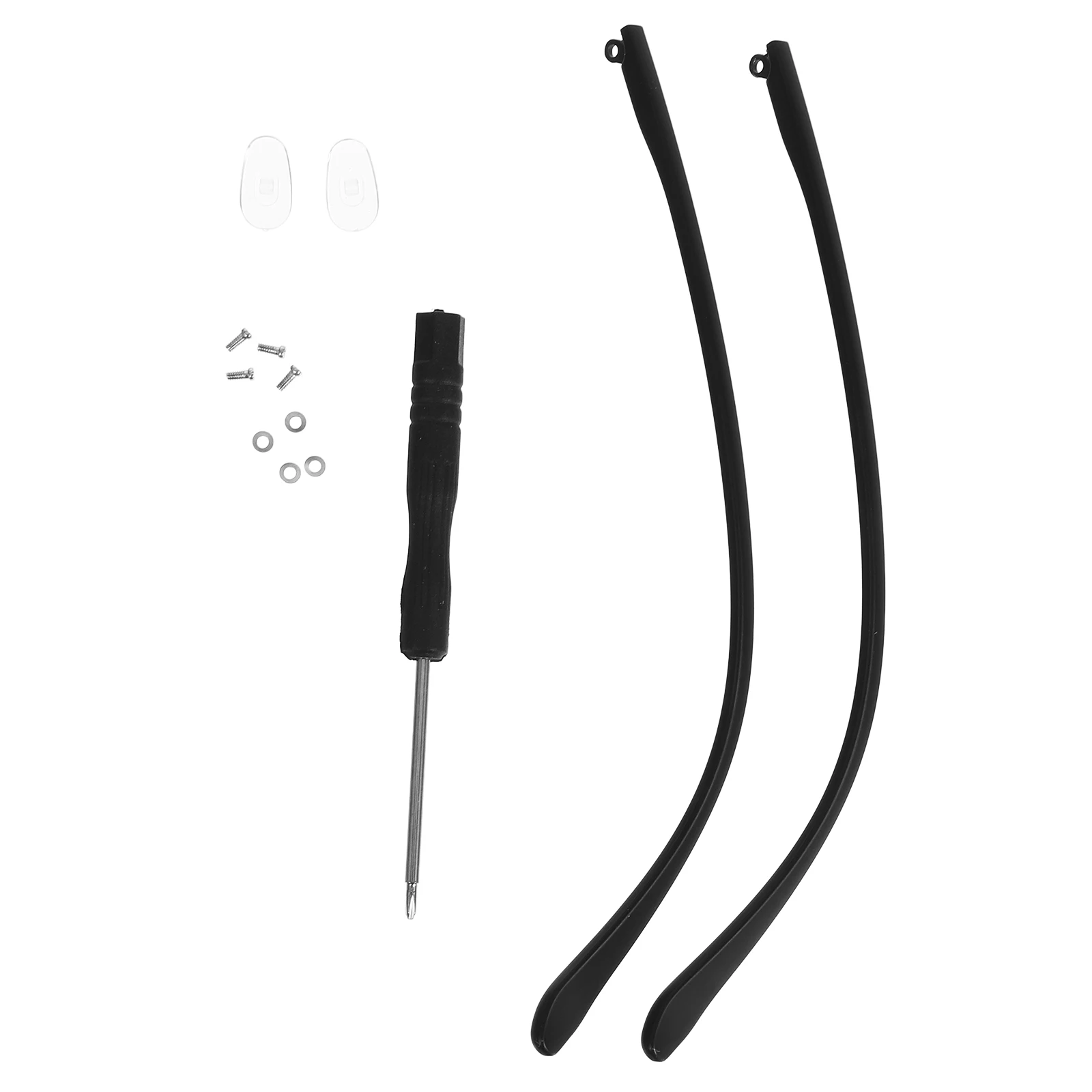

1Pair Glasses Arm Replacement Universal Eyeglasses Temples Comfortable Nonslip Lightweight Glasses Parts Accessories