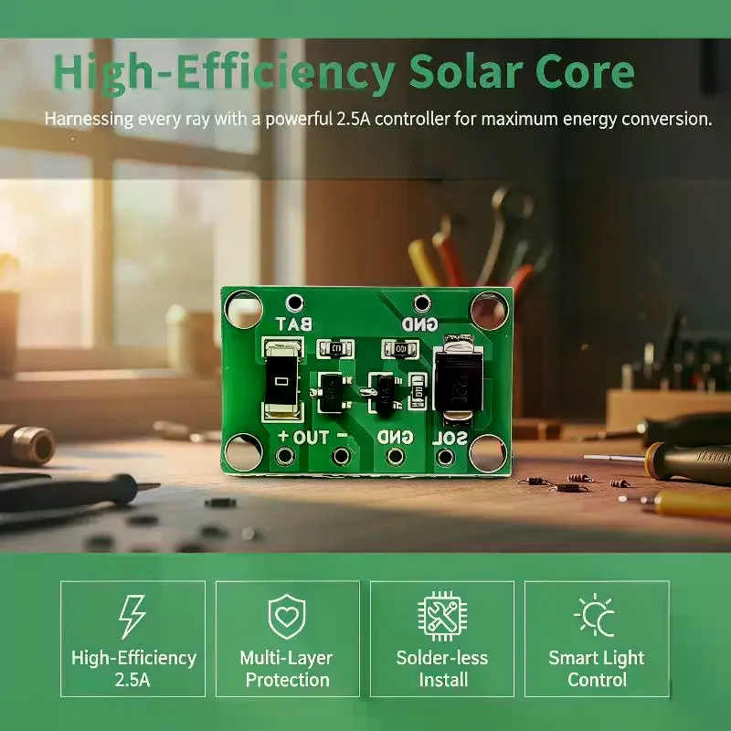High Power Solar Street Light Circuit Board 150W Controller Panel Premium Quality for Industrial Park Illumination