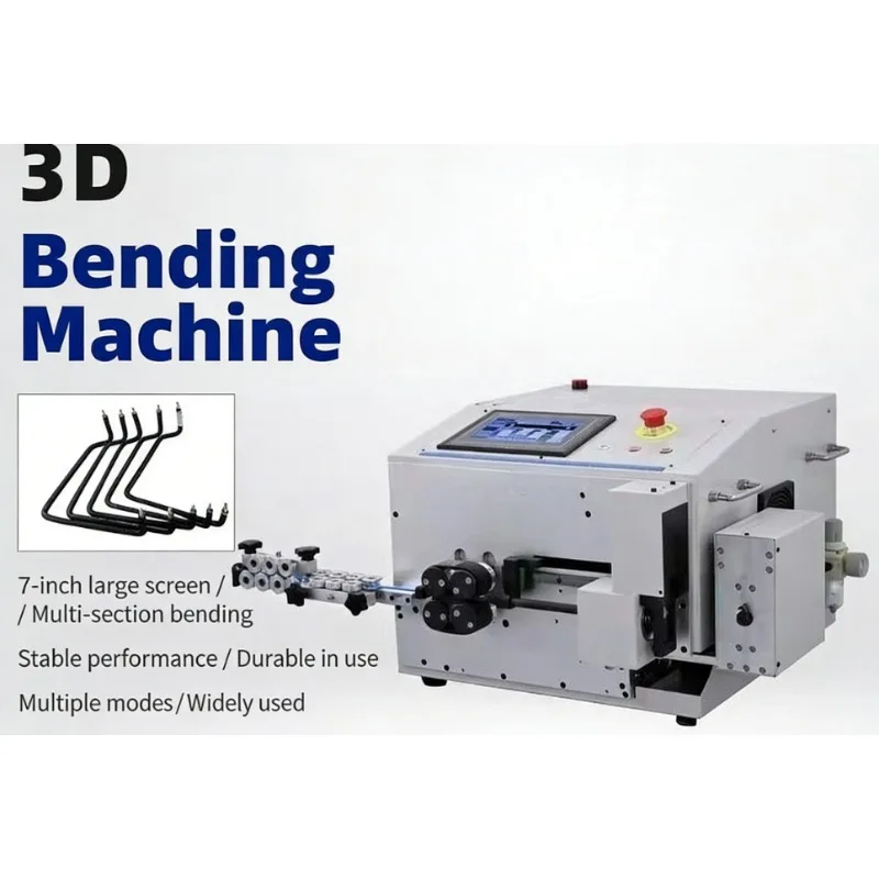 Automatic 3D Wire Bending Machine Cable Cutting Stripping Bending All inOne for PVC Silicone Power Cables High Efficiency Stable