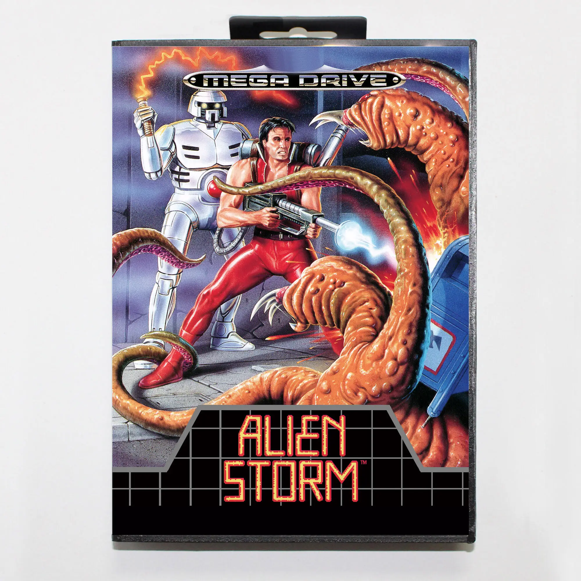 Alien Storm with EUR Box for 16 Bit Sega MD game Cartridge Megadrive Genesis system