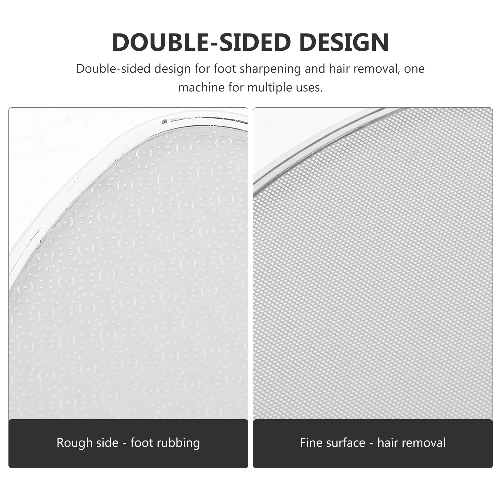 

Dual Sided Pedicure Dead Skin Remover Foot Scrubber Professional Callus Remover Tool Feet Exfoliator Foot Scrubber