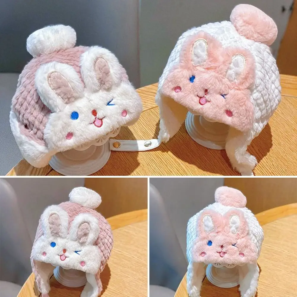 

Зимняя детская шапка с защитой ушей от 8 месяцев до 3 лет, утепленная ветрозащитная детская шапка-бини, сохраняющая тепло, плюшевая шапка, детская вязаная шапка