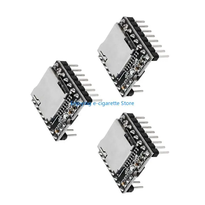 3Pcs Mini Modul für Dfplayer Mini Entwicklung Bord Mini MP3 Player TF Karte U Disk Bord Sound Stimme Modul bord Y4QF – Detail 8