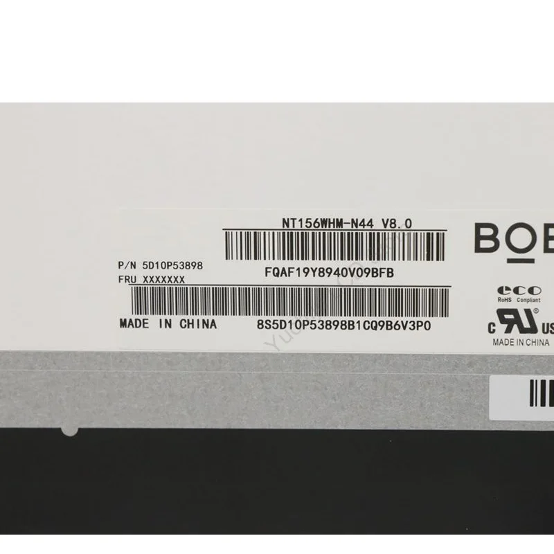 Imagem -02 - Exposição do Lcd Matriz do Portátil 30pin Nt156whm-n44 V8.0 B156xtn08.1 Nt156whm-n34 Nt156whm-n30 N49 B156xtn11.0 N156bga-ea3 1366x768 Edp