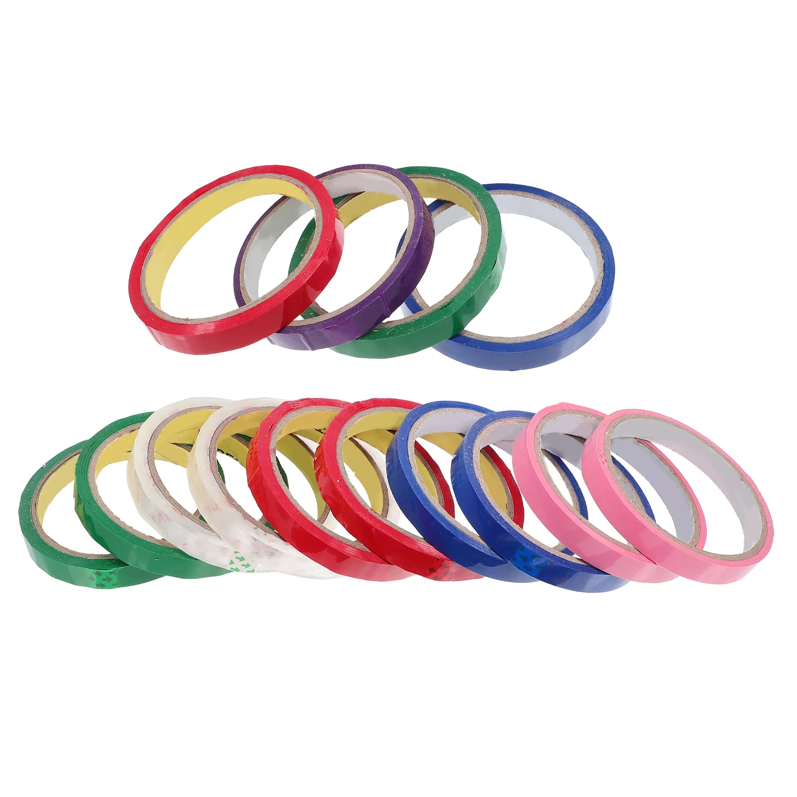 

14 Rolls 12mm Sealing Machine Tape PET Reliable Packaging Vacuum Tying Multi Function Bag Sealer Vegetable Mailer Food