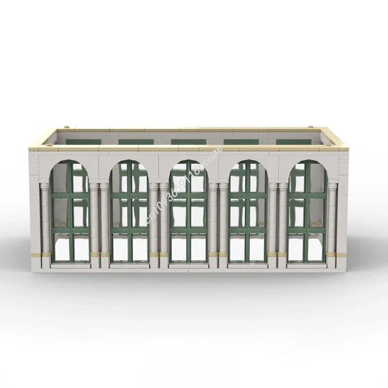 518 pçs extensão de jardim botânico da cidade (10 tijolos) para conjunto 21353 modelo modular moc blocos de construção empilhamento tijolos criativos