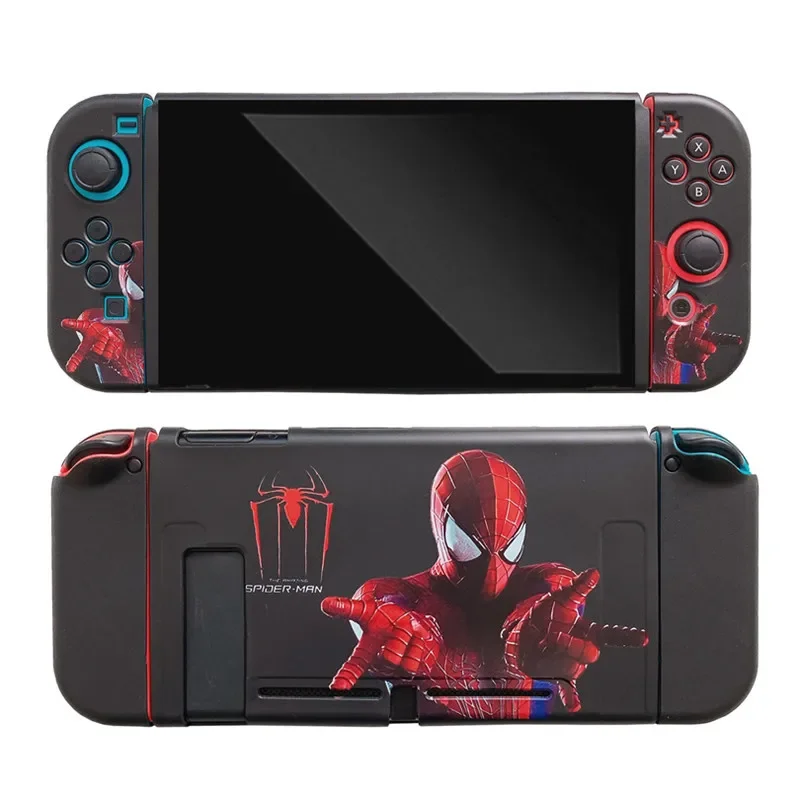 Marvel Spider Man for Switch Case Shell Protective Split Housing Box for Nintendo Switch Accessories NS Console TPU Fundas